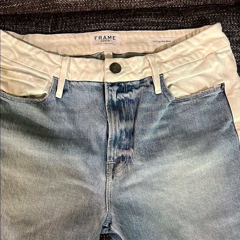 Frame Denim High-Rise Light Blue Jeans 29